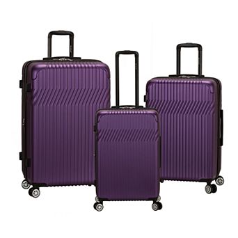 Rockland Pista 3 pc Hardside Spinner Luggage Set