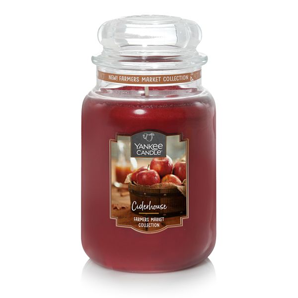 Yankee Candle Farmers Market Collection Ciderhouse 22 Oz Large Candle Jar