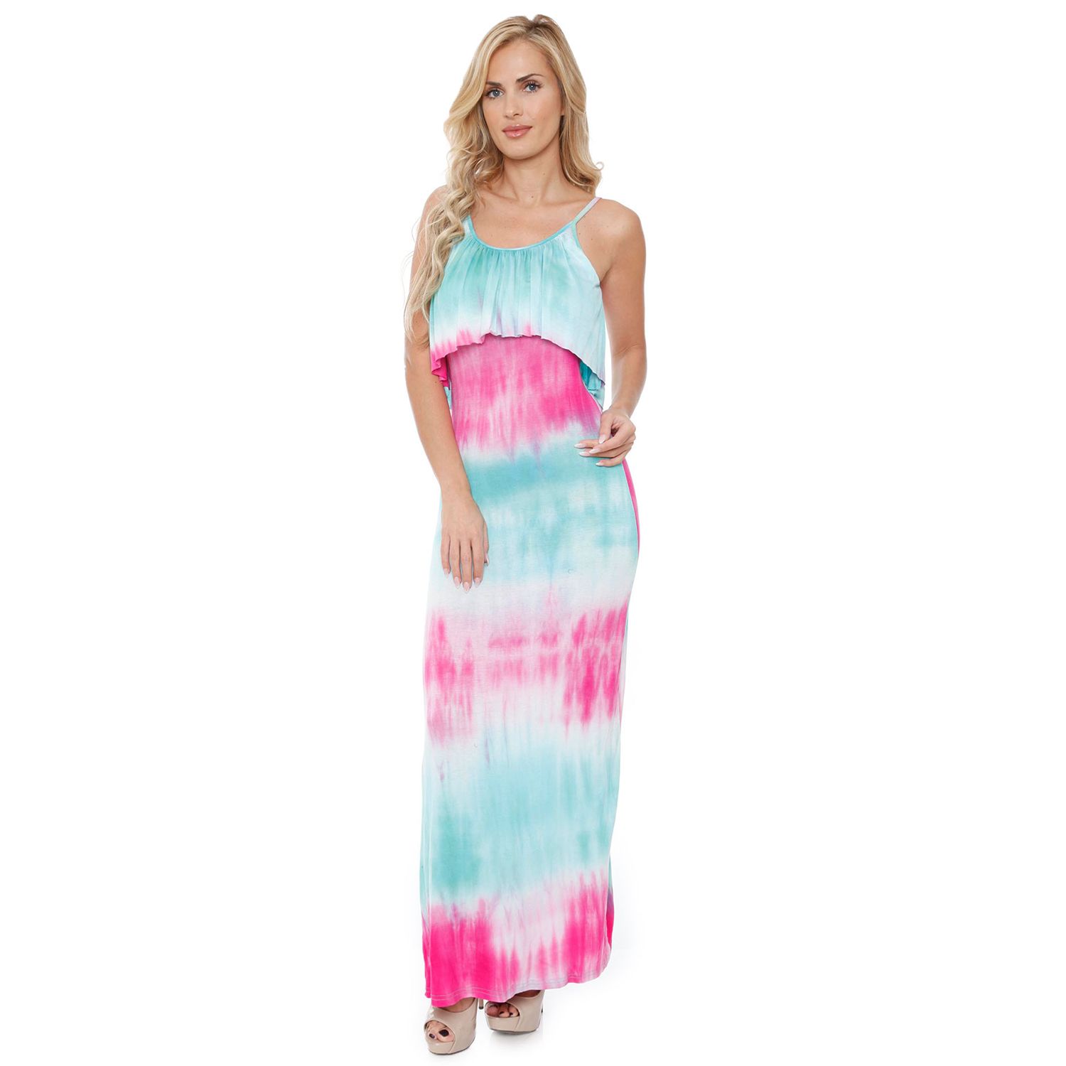 tie dye maxi dresses