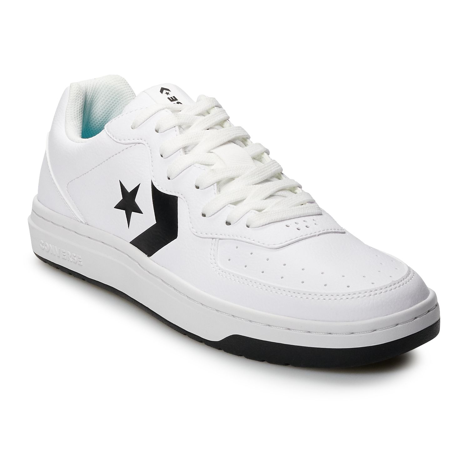 converse rival leather low top