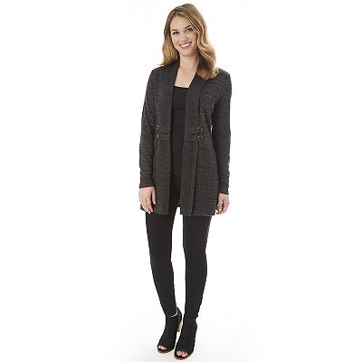 Apt 9 button tab cardigan hot sale