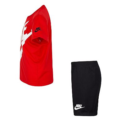 Boys 4-7 Nike Dri-FIT Short Sleeve T-Shirt & Mesh Shorts 2-Piece Set