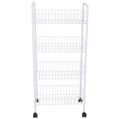 Simplify 4-Tier Rolling Storage Cart