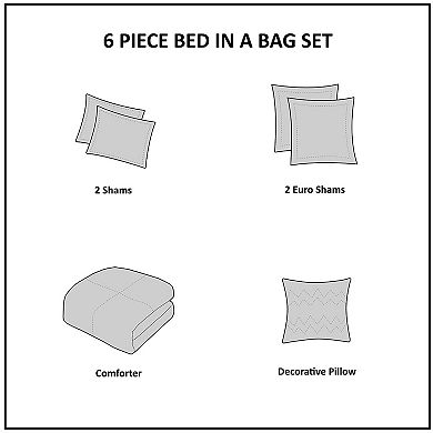 Madison Park Edna 6-Piece Comforter Set
