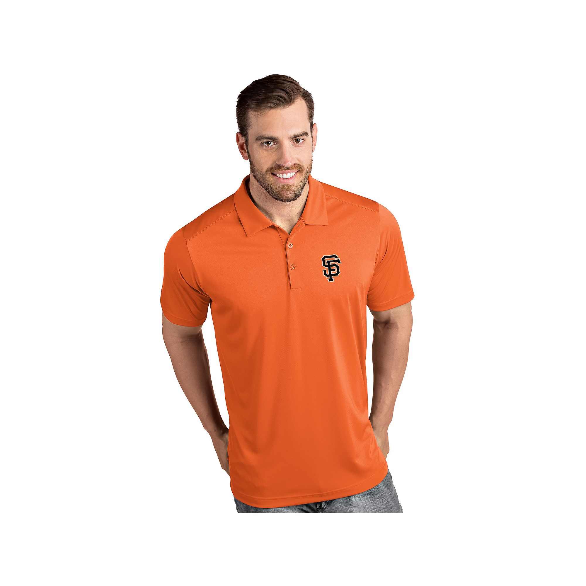 Mens Antigua San Francisco Giants Tribute Polo, Size: Small, Orange