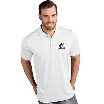 Mens MLB Miami Marlins Antigua Men's Tribute Polo
