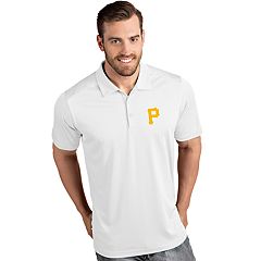 Men's Antigua Gray Pittsburgh Pirates Compass Polo Size: Extra Large