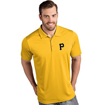 Mens MLB Pittsburgh Pirates Antigua Men's Tribute Polo