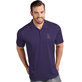 Men's Antigua Colorado Rockies Tribute Polo