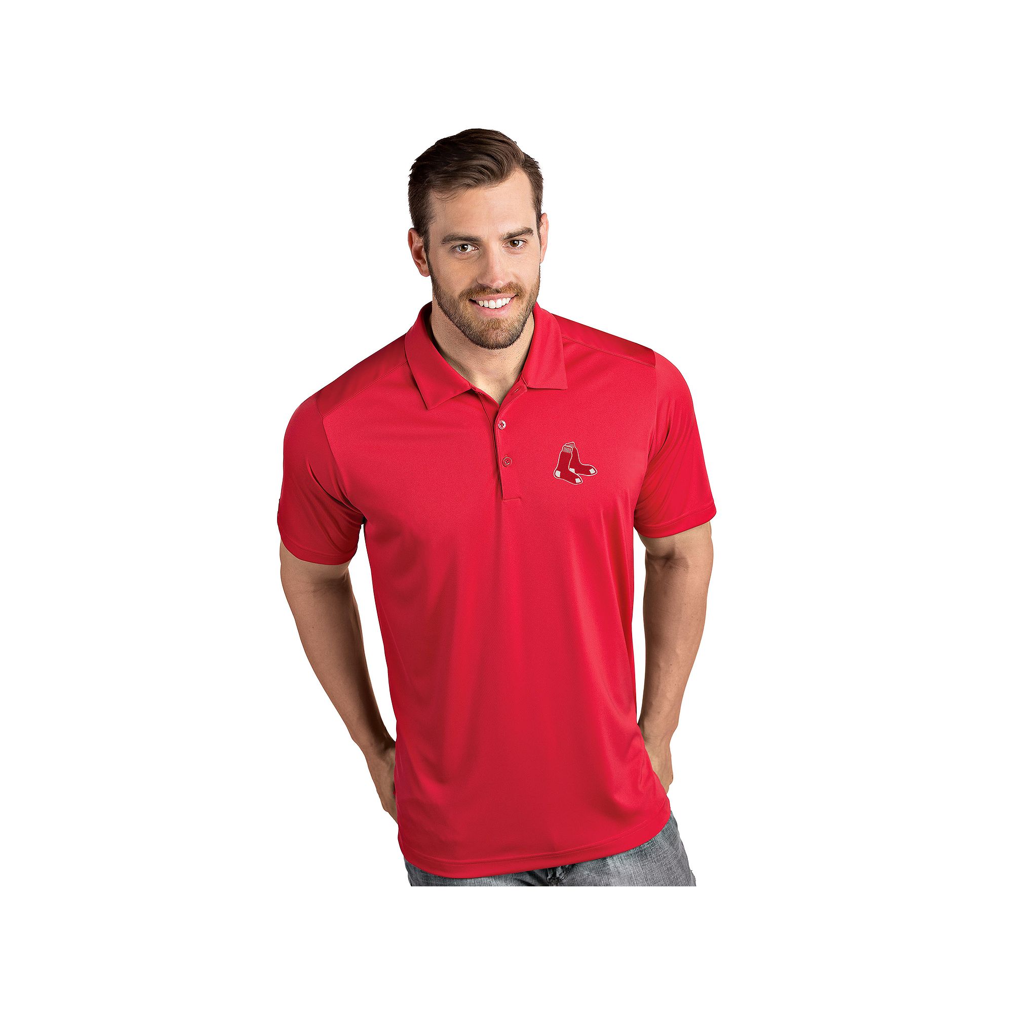 Mens Antigua Boston Red Sox Tribute Polo, Size: Small