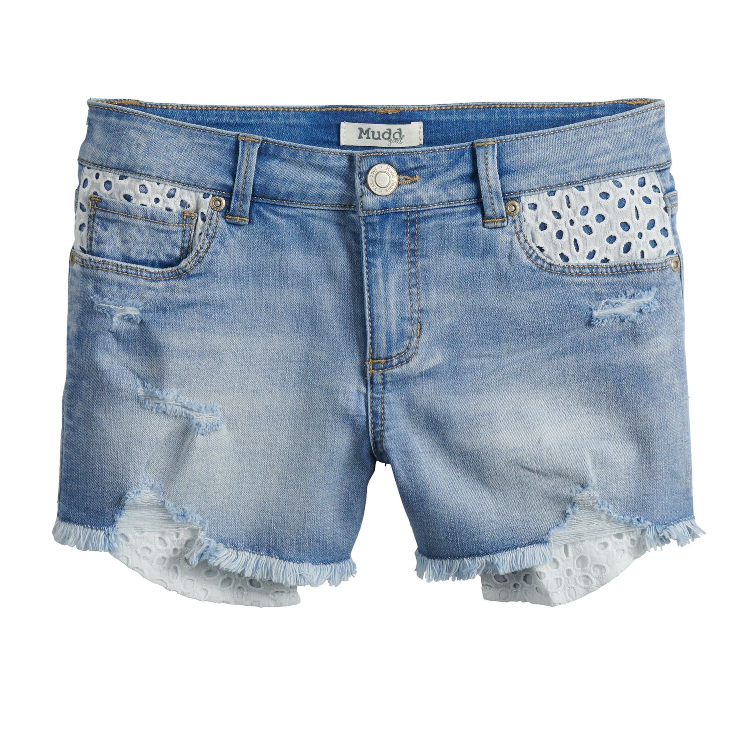 kohls girls jean shorts