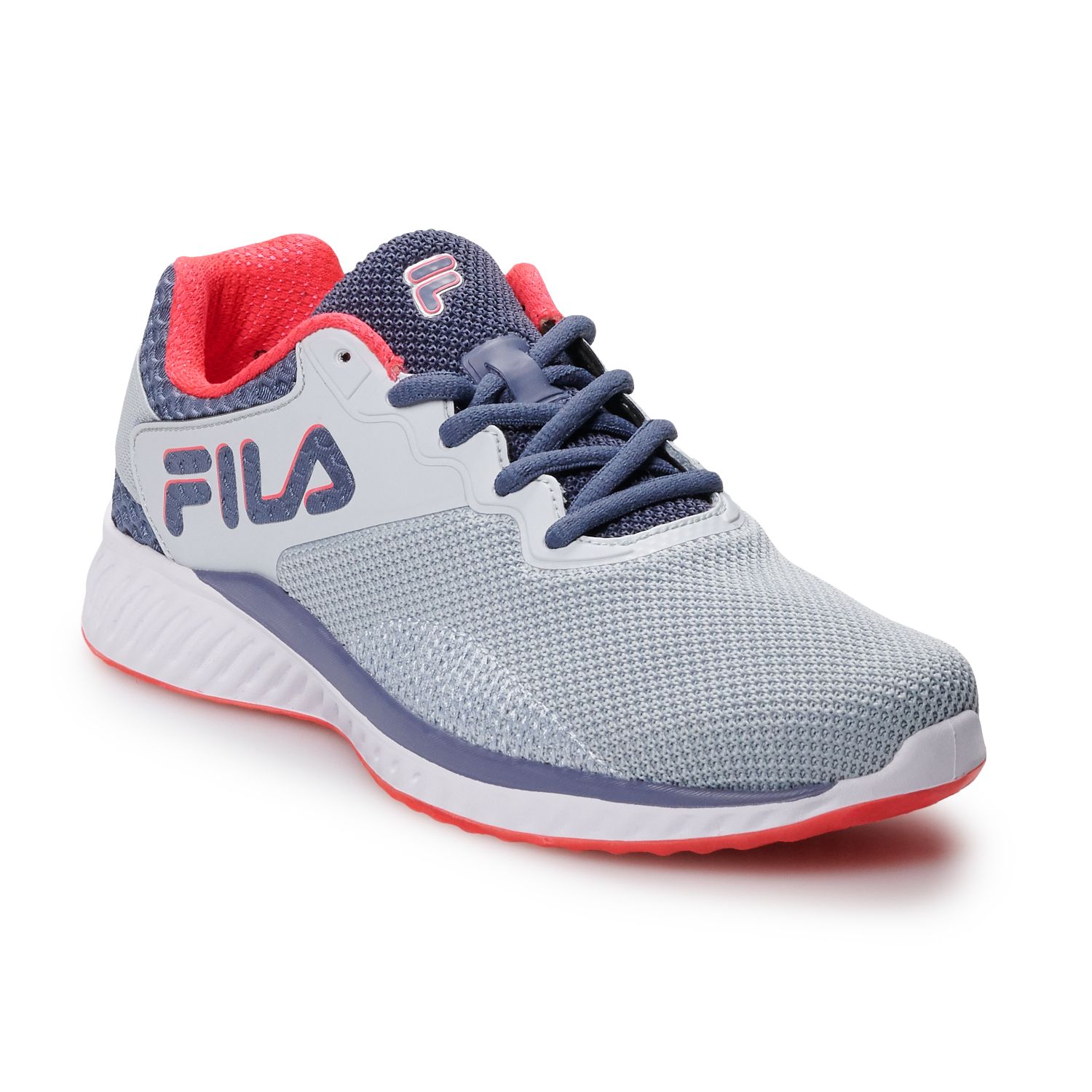 fila gray and pink sneakers