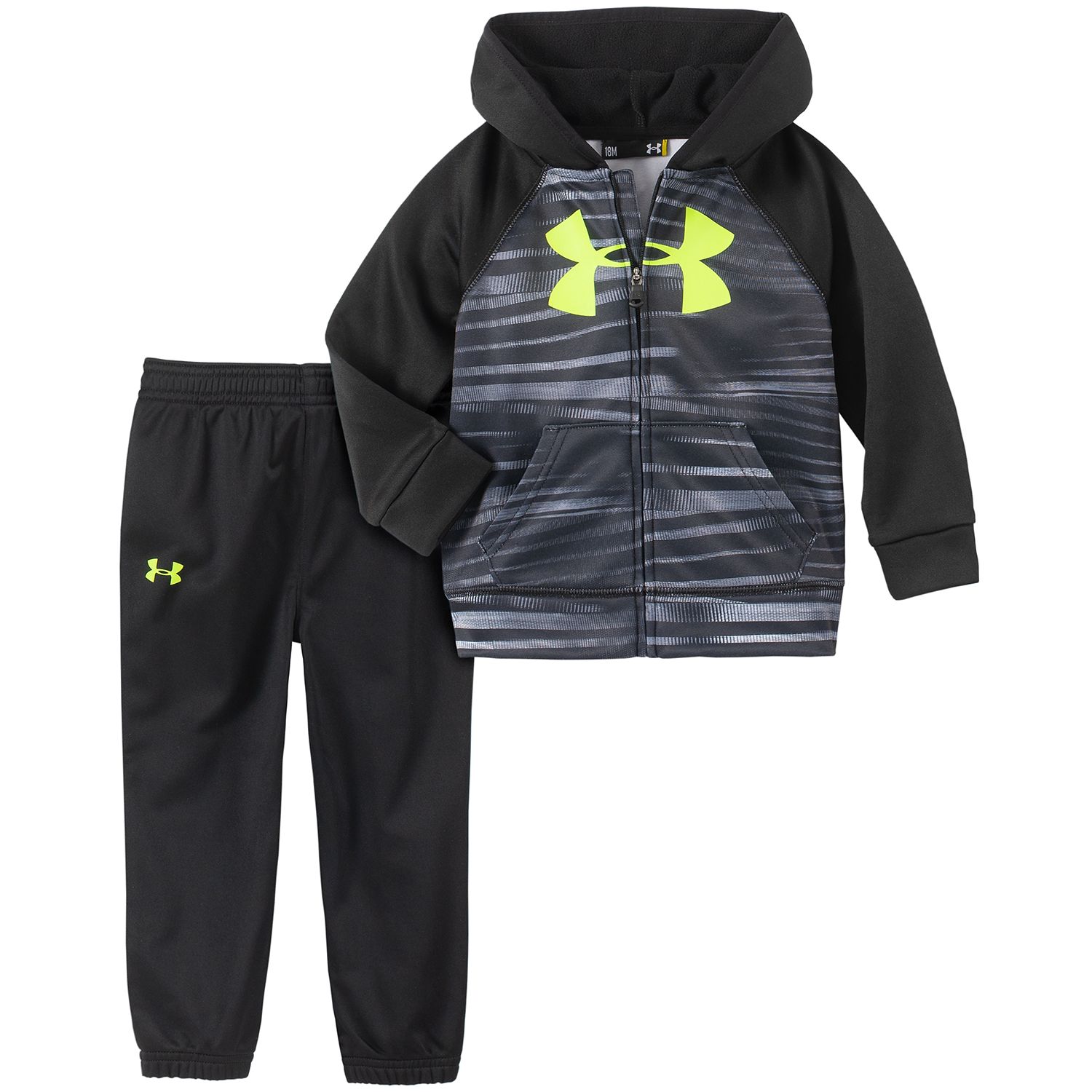 Baby Boy's Infant Under Armour Full Zip Hoodie and Pants 2 Piece Set