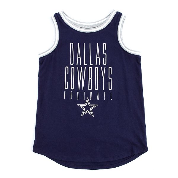 Dallas Cowboys Deep V-neck Vest Womens Sexy Tank Tops Casual Sleeveless T- shirt