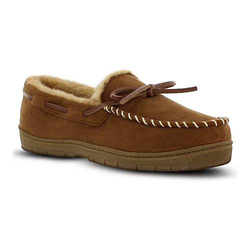Men's Van Heusen Microsuede Moccasin Slippers