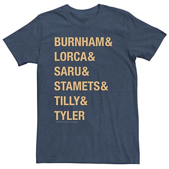 Men's Star Trek Discovery Name Stack Tee
