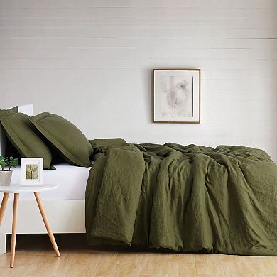 Brooklyn Loom Linen Duvet Cover Set with Shams