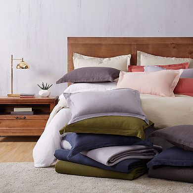 Brooklyn Loom Linen Duvet Cover Set with Shams