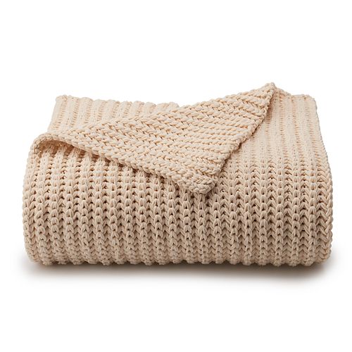 Scott Living Chenille Rib Decorative Throw