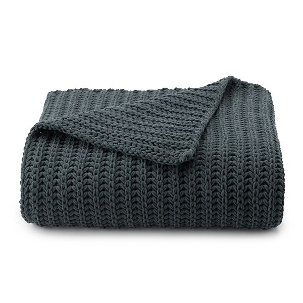 Scott Living Chenille Rib Decorative Throw