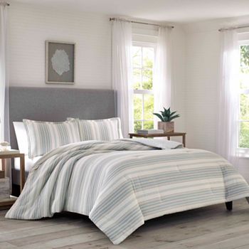 Relax By Tommy Bahama Beachside Stripe Duvet Cover Set King