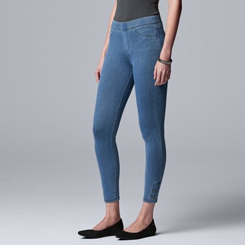 simply vera wang jean leggings