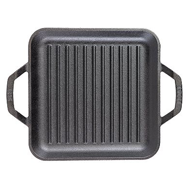 Lodge Chef Collection Pre-Seasoned 11-in. Cast Iron Grill Pan