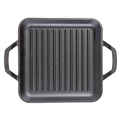 Lodge Chef Collection Pre-Seasoned 11-in. Cast Iron Grill Pan 