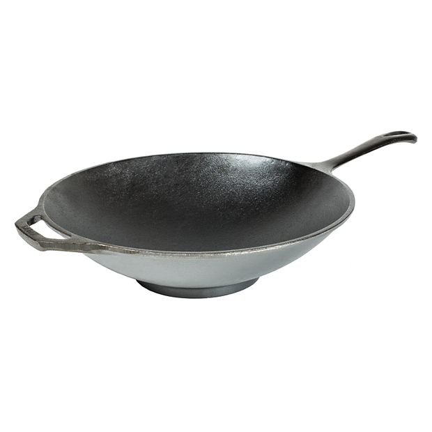 Lodge Chef Collection 12/3.75-Quart Seasoned Cast Iron Stir-Fry Skillet  with Handles + Reviews