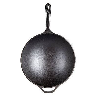 Lodge Chef Collection Pre-Seasoned 12-in. Cast Iron Stir Fry Skillet