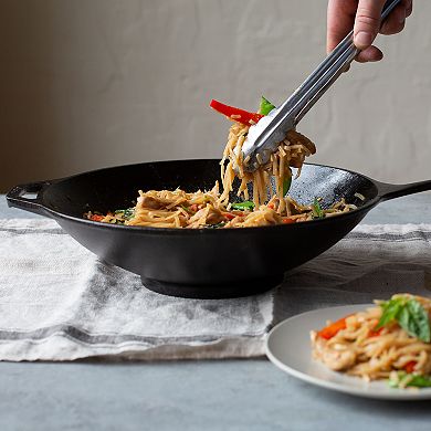 Lodge Chef Collection Pre-Seasoned 12-in. Cast Iron Stir Fry Skillet