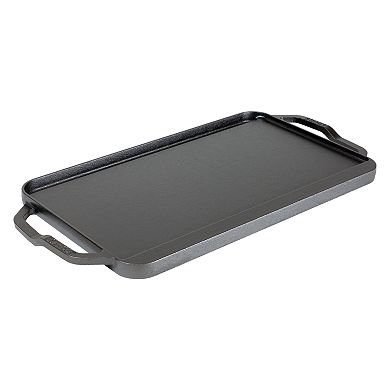 Lodge Chef Collection Pre-Seasoned Cast Iron Double Burner 