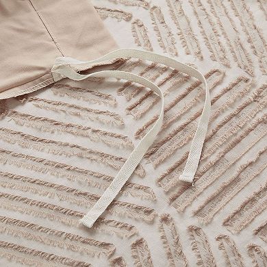 INK+IVY Ellipse Cotton Jacquard Duvet Cover Set