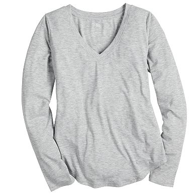 Juniors' SO® Favorite Long Sleeve Tee
