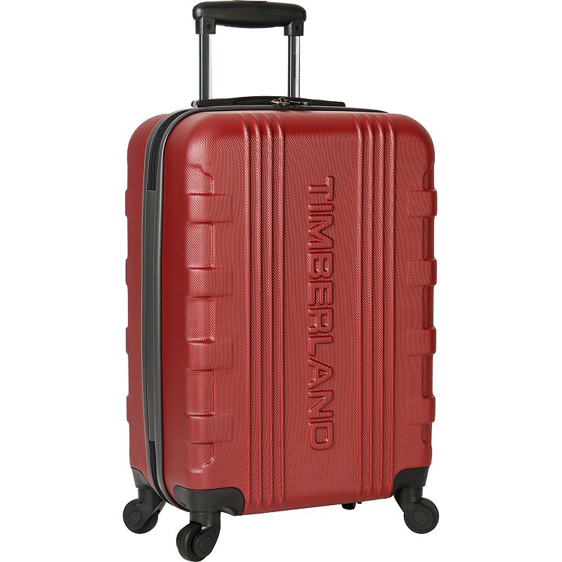Timberland Bondcliff Hardside Spinner Luggage, Red, 25 INCH