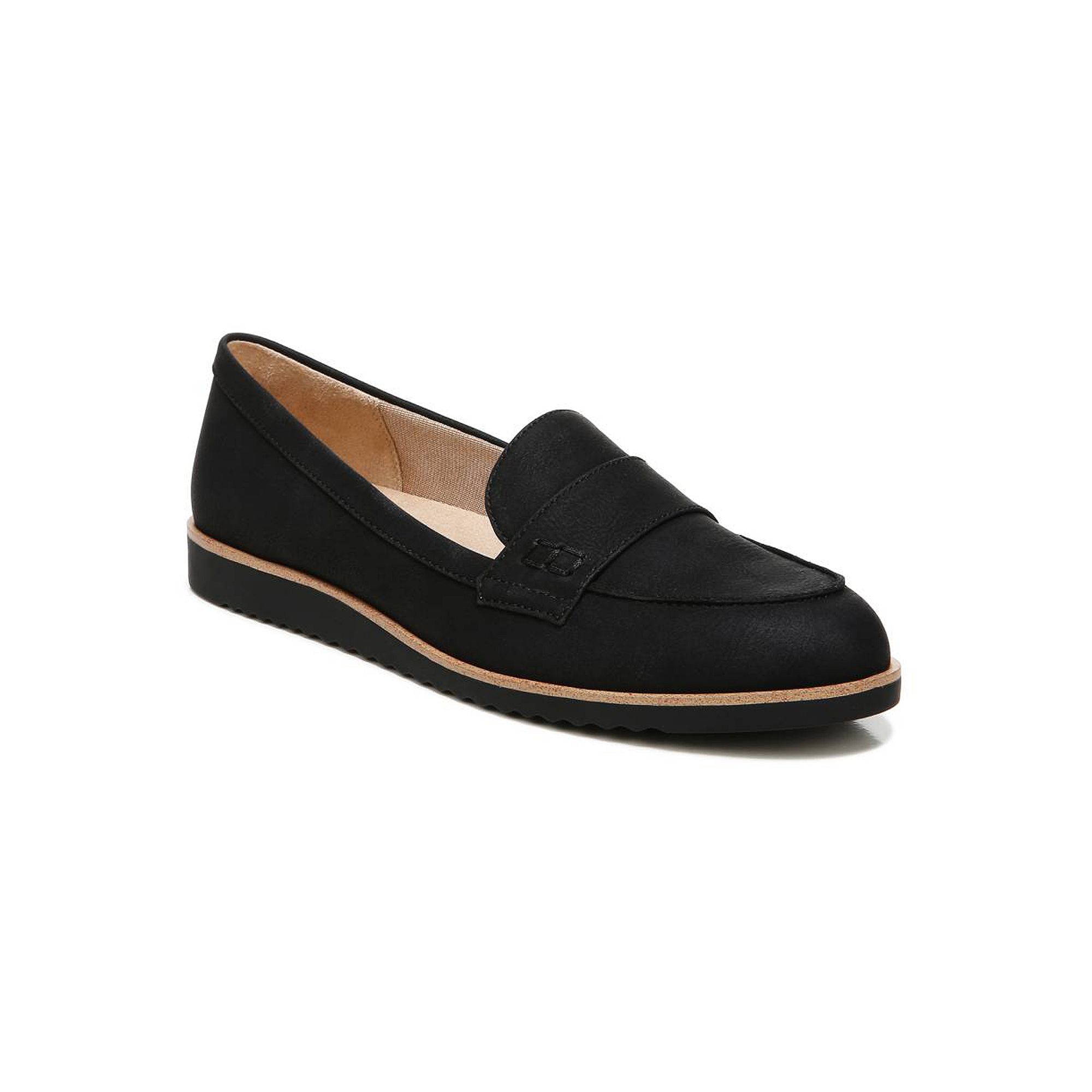 LifeStride Zee Womens Slip-on Loafers, Size: 5.5, Black