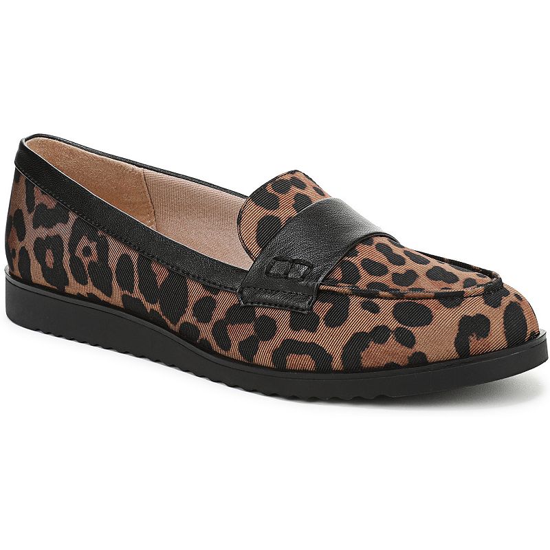 LifeStride Zee Women's Slip-on Loafers, Size: 8 Wide, Leopard