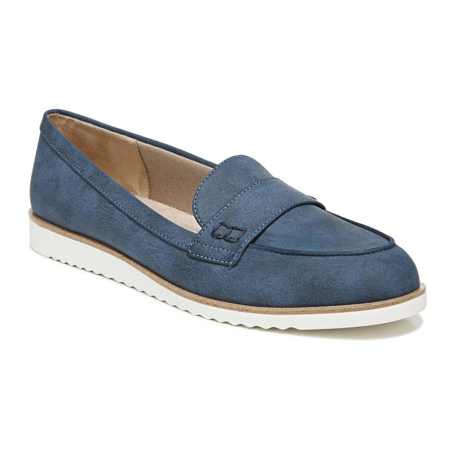 kohls navy flats