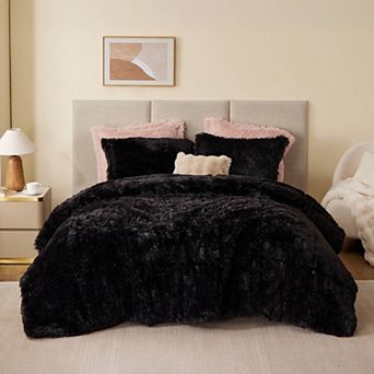 Intelligent Design Malea Shaggy Faux Fur Comforter Set