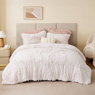 Intelligent Design Malea Shaggy Faux Fur Comforter Set