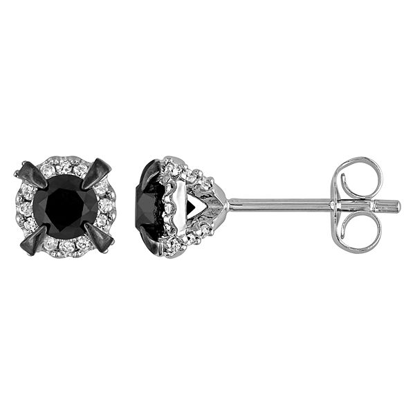 Kohls black diamond 2025 stud earrings