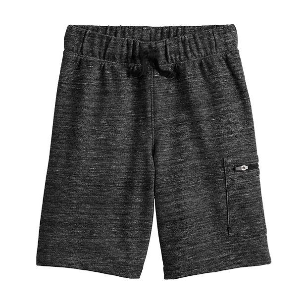 Boys shorts with zip hot sale pockets