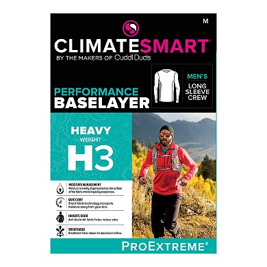 Men's Climatesmart by Cuddl Duds Heavy Weight ProExtreme Performance Base Layer Crew