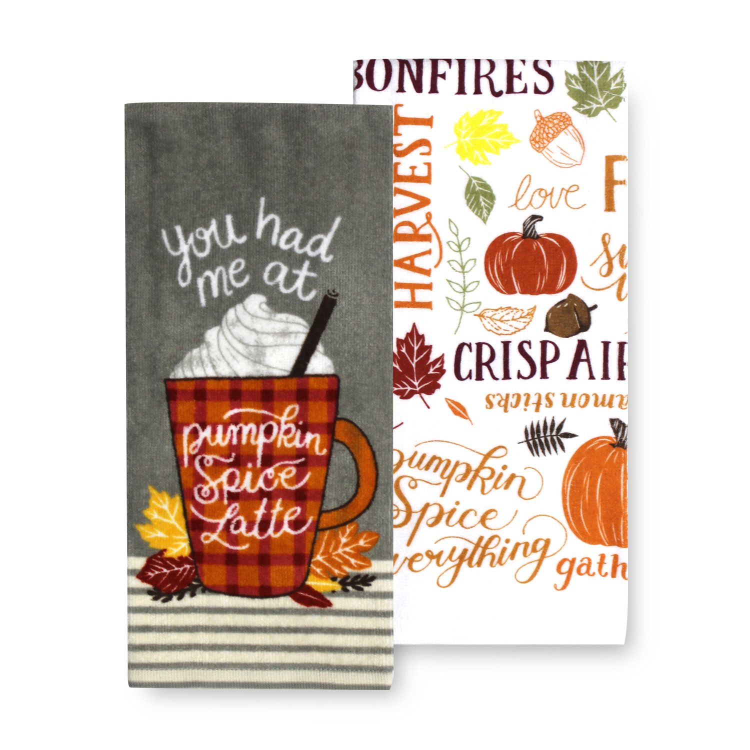 autumn kitchen towels