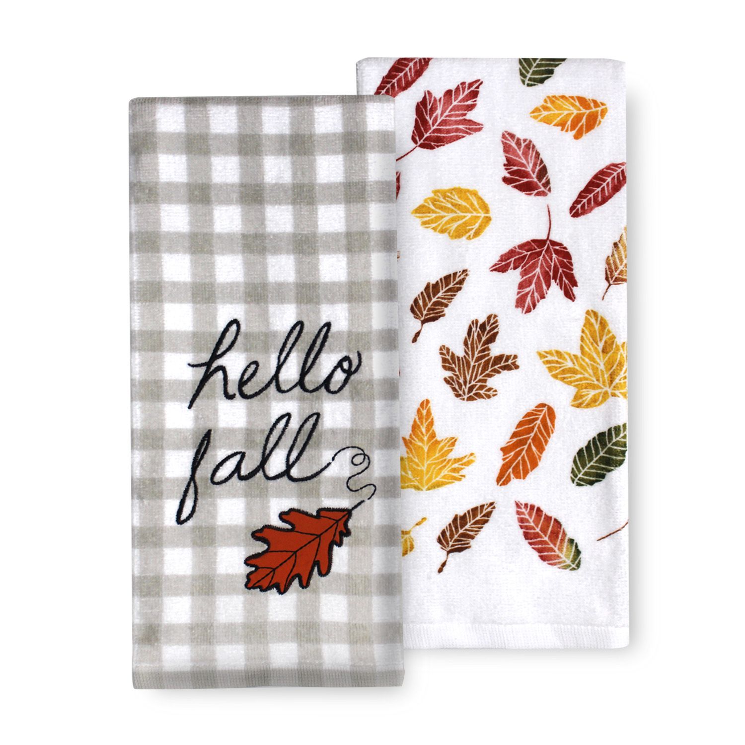 autumn kitchen towels