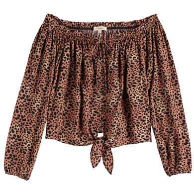 Juniors' Rewind Off-The-Shoulder Top