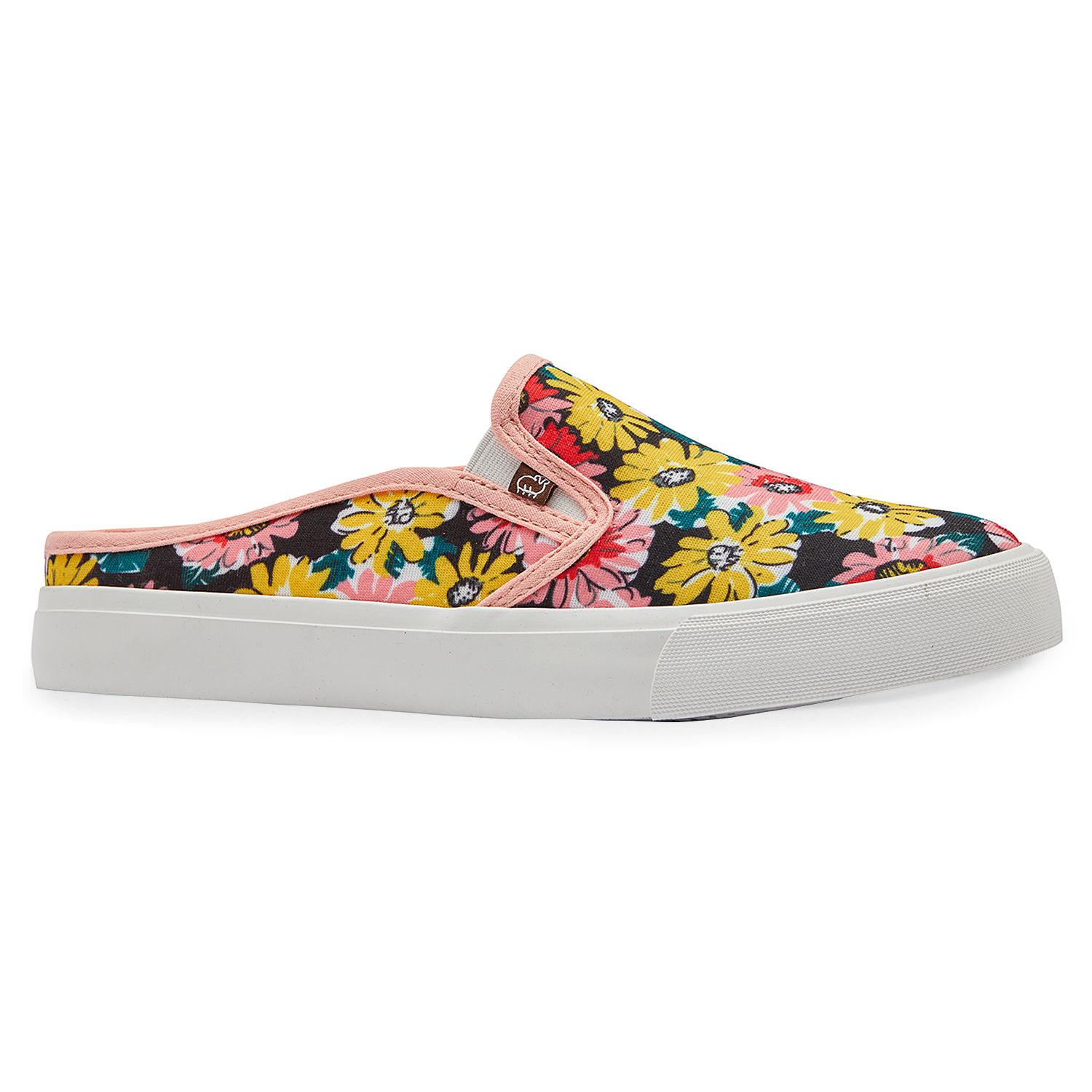 pink floral sneakers