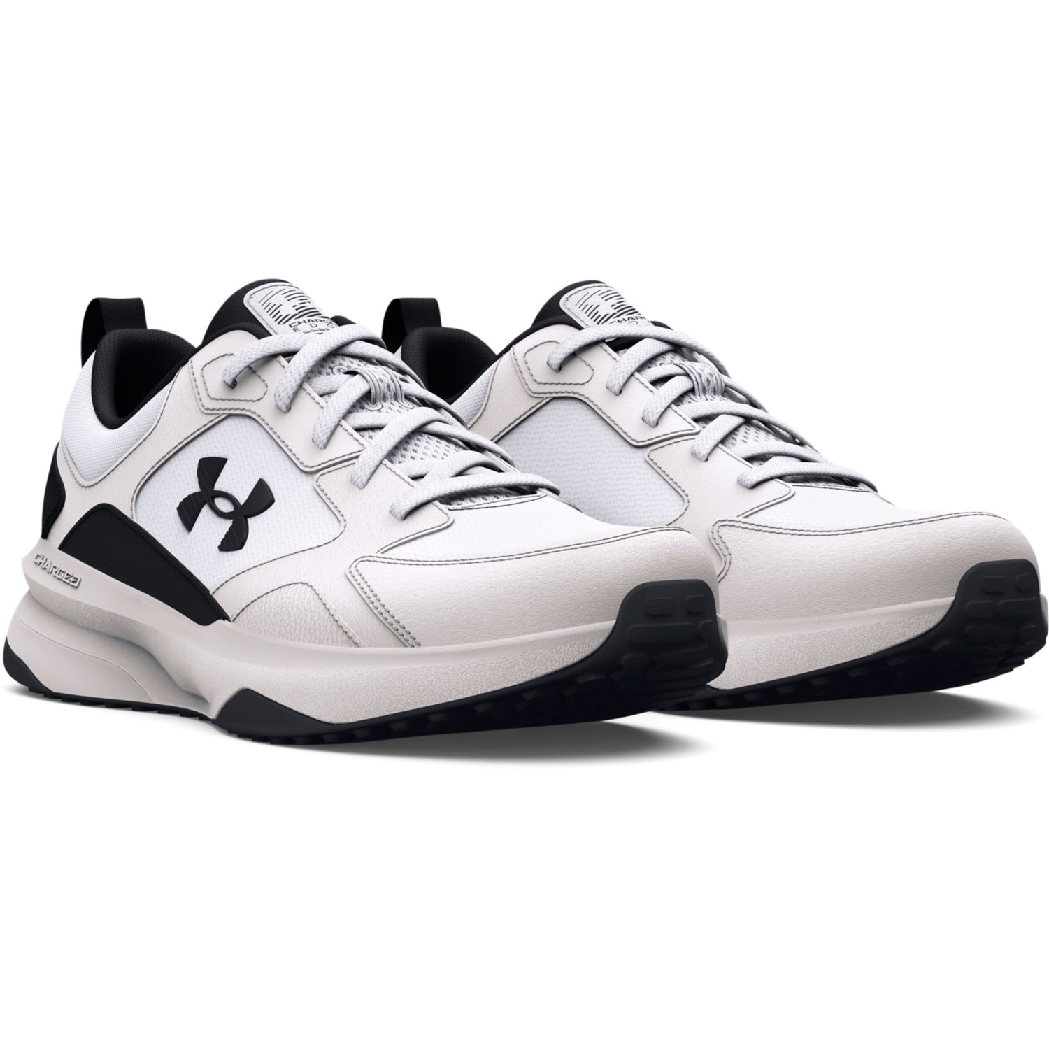 New Under Armour Men\'s Charged Engage Training Shoes - Black/White Under Armour Men main image 2