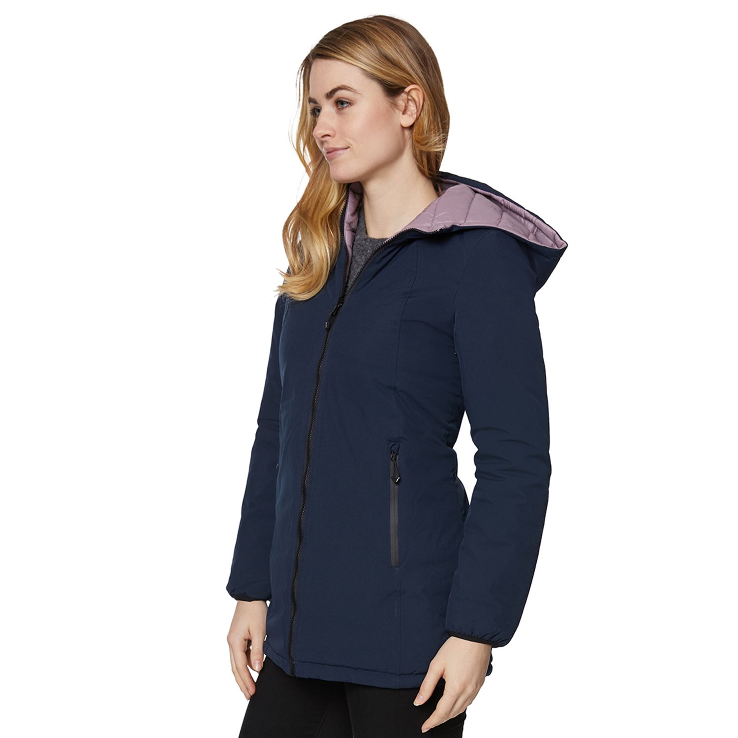 women's reversible hooded jacket
