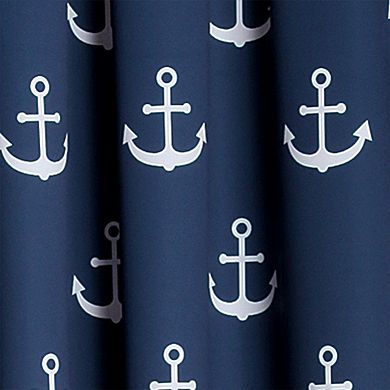 Lush Decor 2-pack Anchor Room Darkening Window Curtain Set